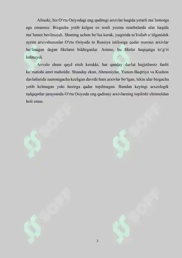 O‘RTA ASRLARDA O‘RTA OSIYO ARXIV ISHI TARIXI 3