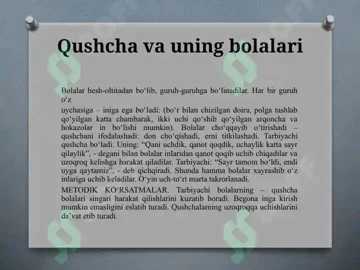 MAKTABGACHA TA'LIM TASHKILOTIDA YOZGI O'YINLAR 4