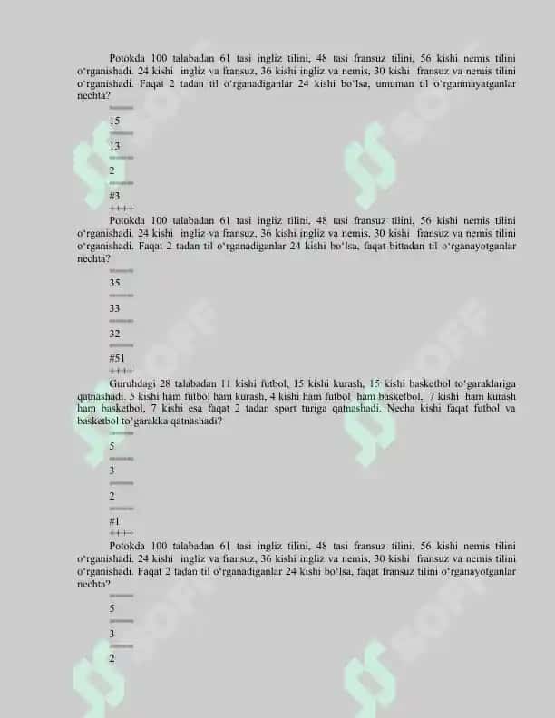 diskret tuzilmalar fanidan yakuniy savollar va javoblar 8