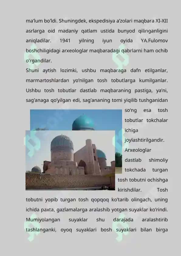 Bibixonim maqbarasi 4