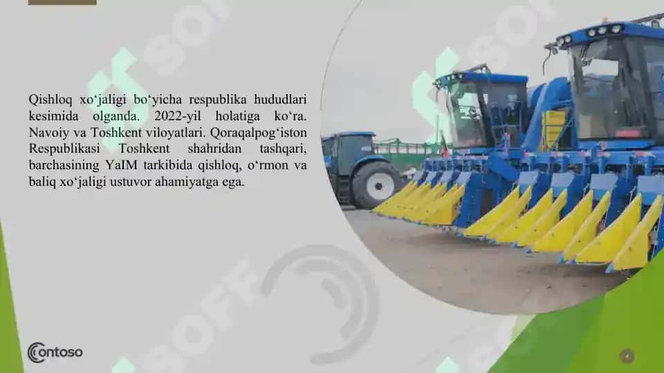 O‘zbekiston qishloq xo‘jaligi xaritasini tahlil qilish 4
