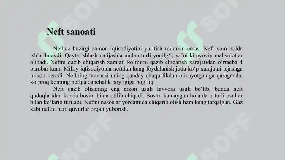 Viloyatlar bo'yicha asosiy yoqilg'i sanoati 7
