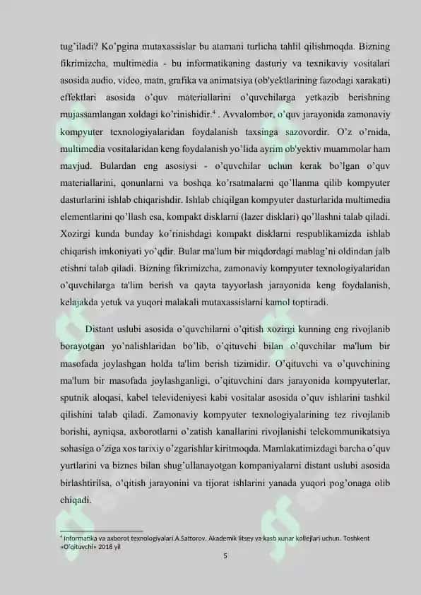 Adabiyot darslarida multimedia vositalaridan foydalanish 5