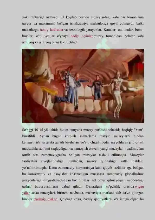 Muzeylarda animatorlik xizmatini tashkil qilish 2