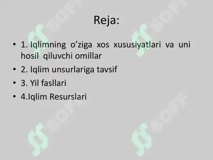 O'rta Osiyo Iqlimi 2