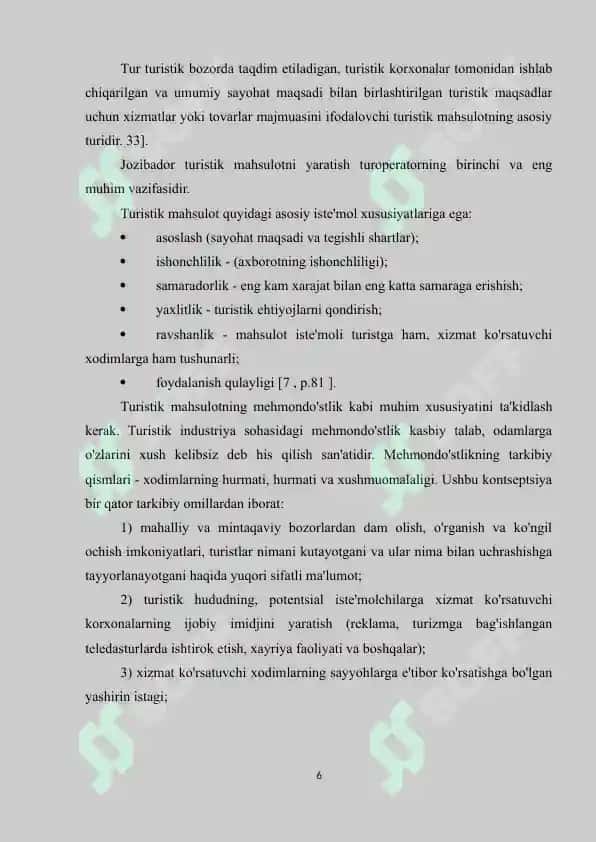 Turistik marshrutlarni ishlab chiqish tamoyillari 6