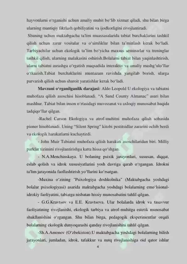 MAKTABGACHA TA’LIM TASHKILO‘LLARIDA YER MAYDONCHASINI TASHKIL ETISH. 2