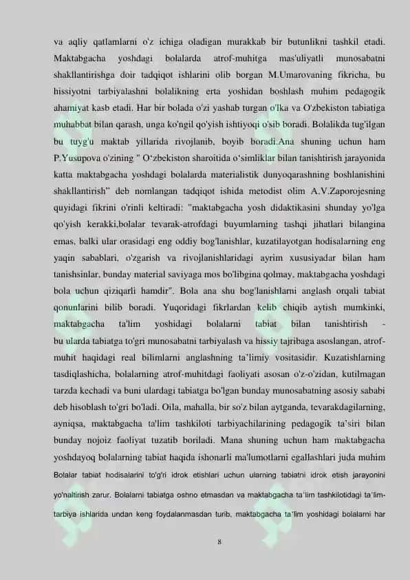 PEDAGOG-PSIXOLOGLARNING BOLA TARBIYASIDA 8