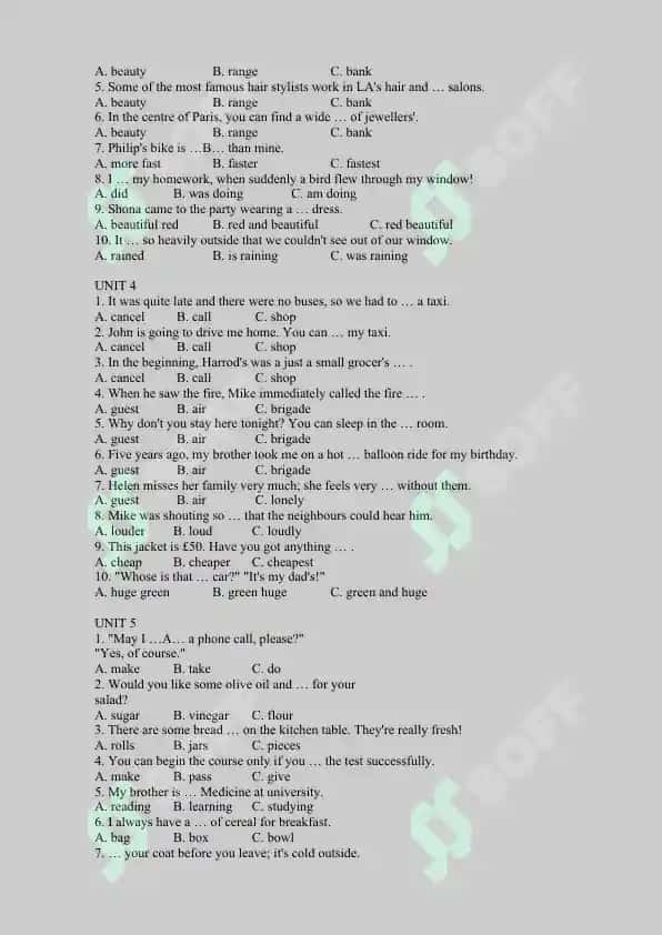 TESTS FOR UNITS.docxTEST 2