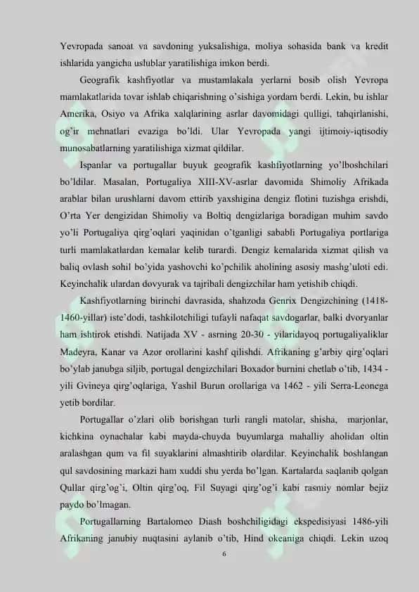 Buyuk geografik kashfiyotlar 6