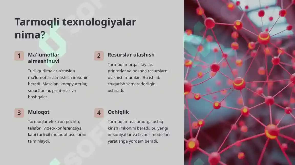 Tarmoqli Texnologiyalar va Internet Xizmatlari 3