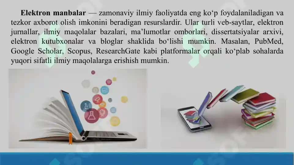 Axborotlarni qidirish usullari. Taqdimot  17 bet. 6