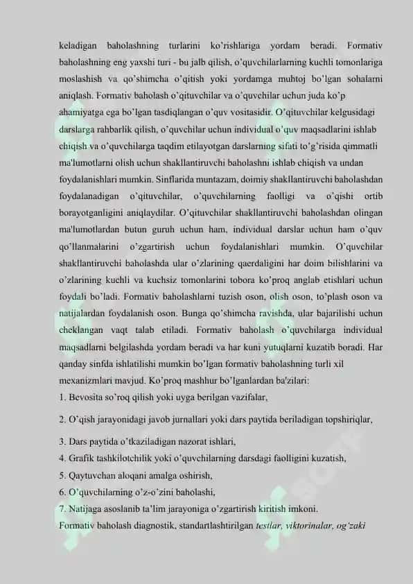 ONTOGENIZNING RIVOJLANISH  XUSUSIYATLARI 8