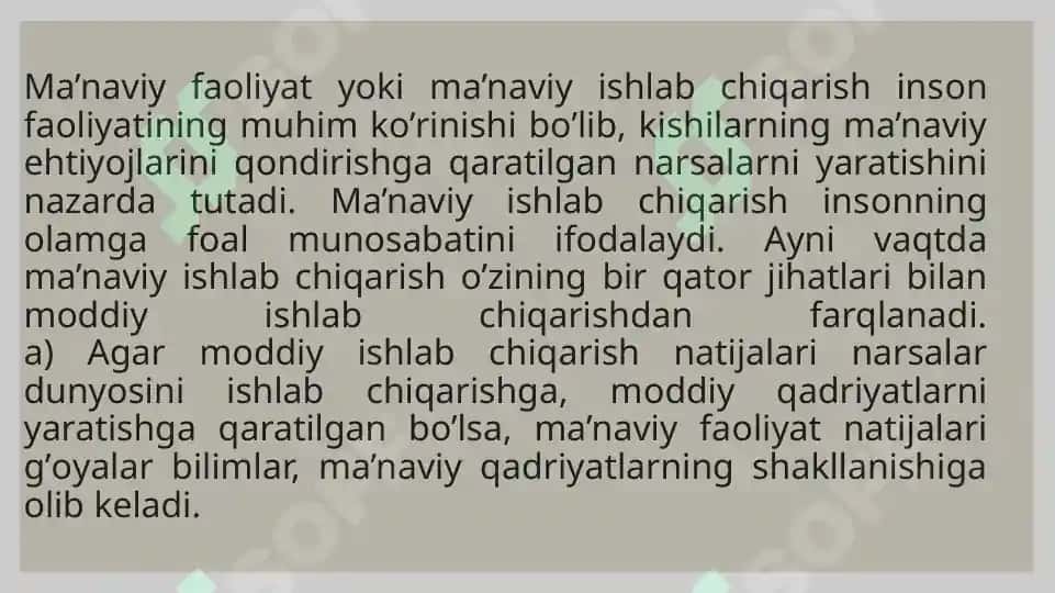 Jamiyat ma’naviy hayoti 6