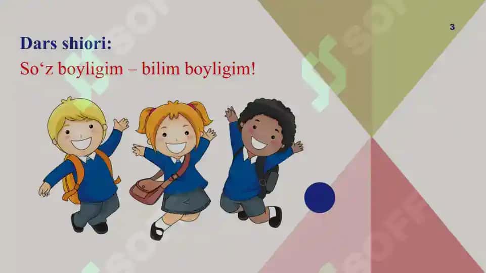 Ot so‘z turkumi darsi 3