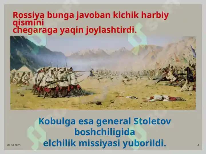 XIX asr oxiri — XX asr boshlarida Afg‘oniston 4