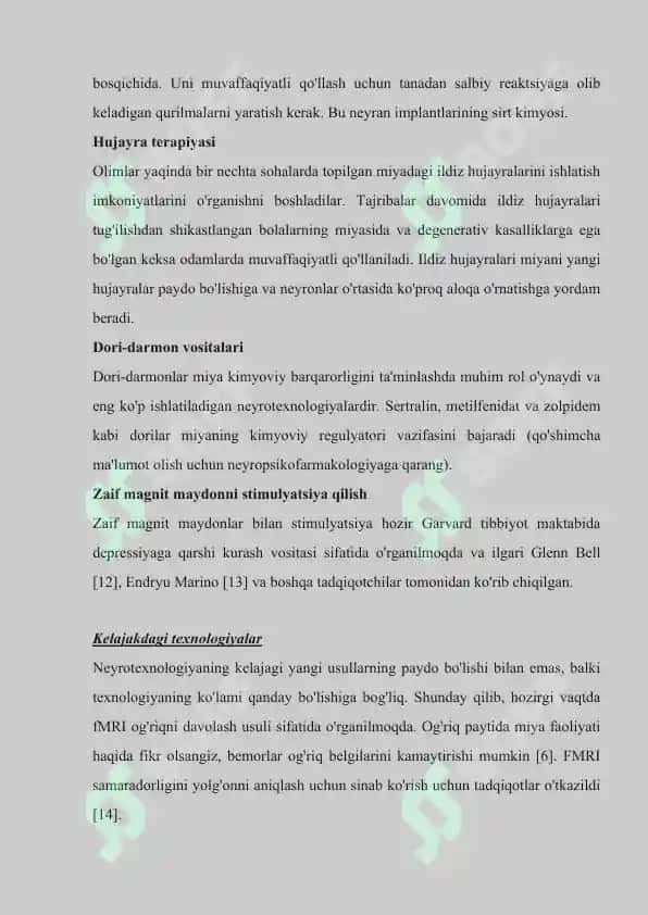 Nanotexnologiyalar haqida tushuncha 6