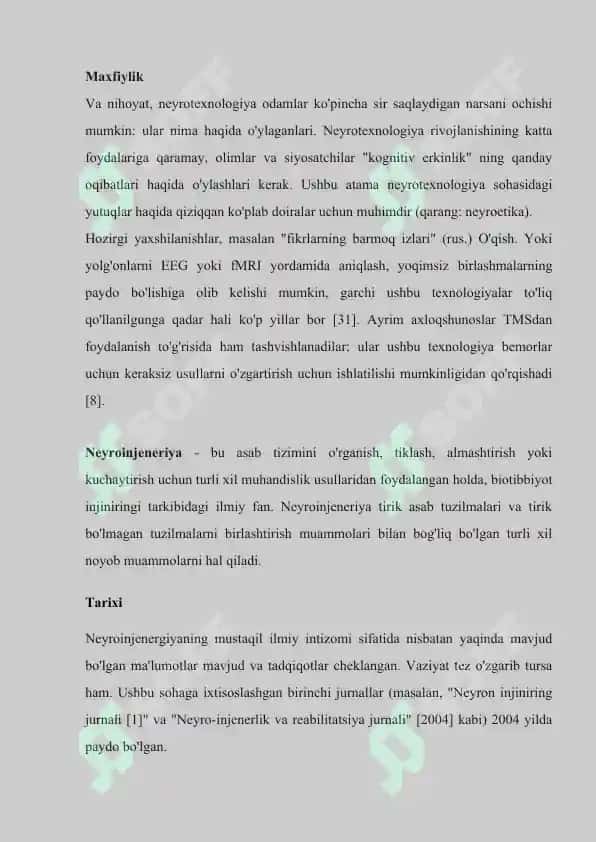 Nanotexnologiyalar haqida tushuncha 8