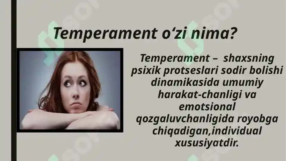 Temperament haqida umumiy tushuncha 2