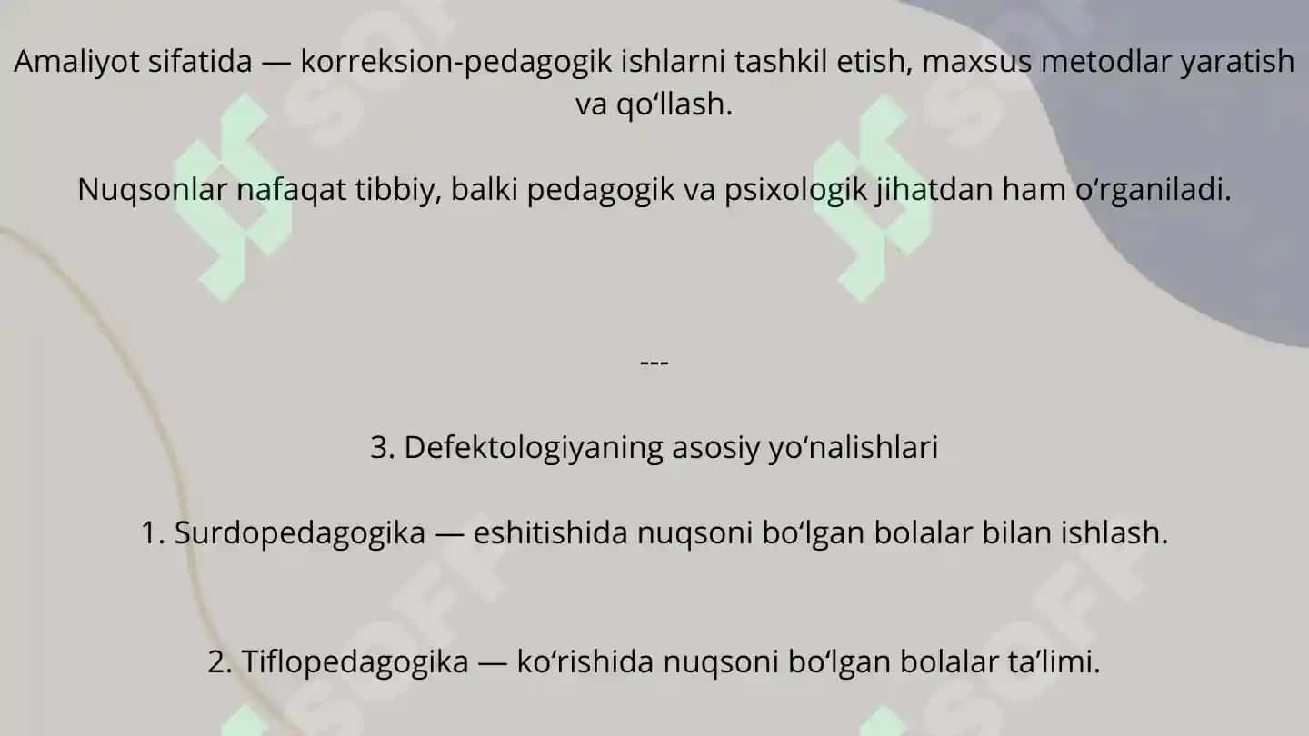 Defoktologiya va korreksion pedagogika 4