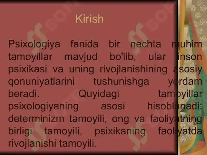 Rivojlanish psixologiyaning asosiy tamoyillari 3