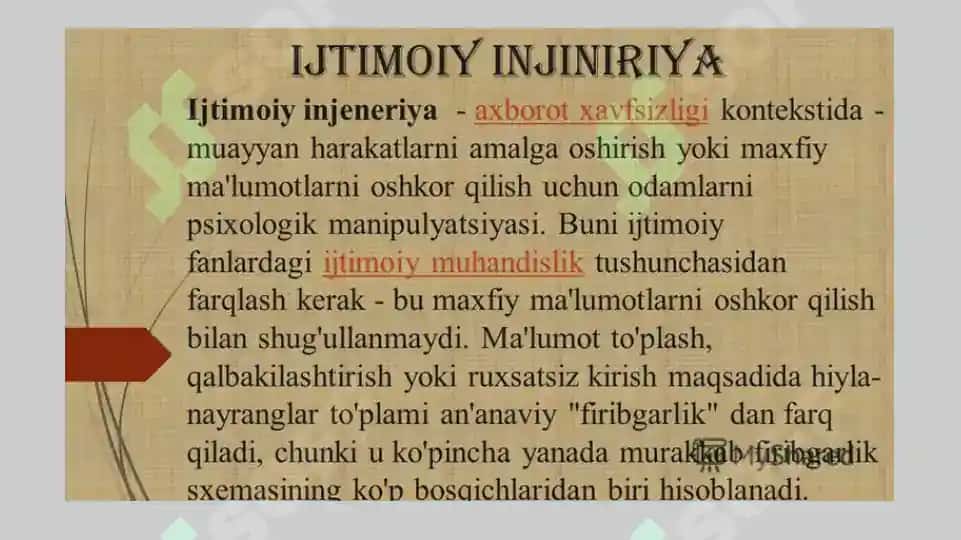 Sotsial injineriya nima va uning zamonaviy usullari 3