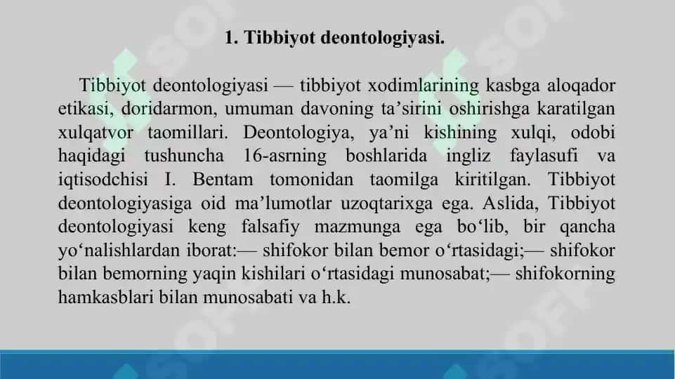 10. Farmatsevtik deontologiyaning tarixiy rivojlanishi. Taqdimot 11 bet 3