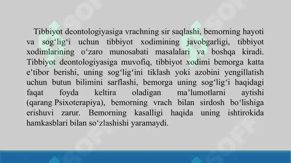10. Farmatsevtik deontologiyaning tarixiy rivojlanishi. Taqdimot 11 bet 4