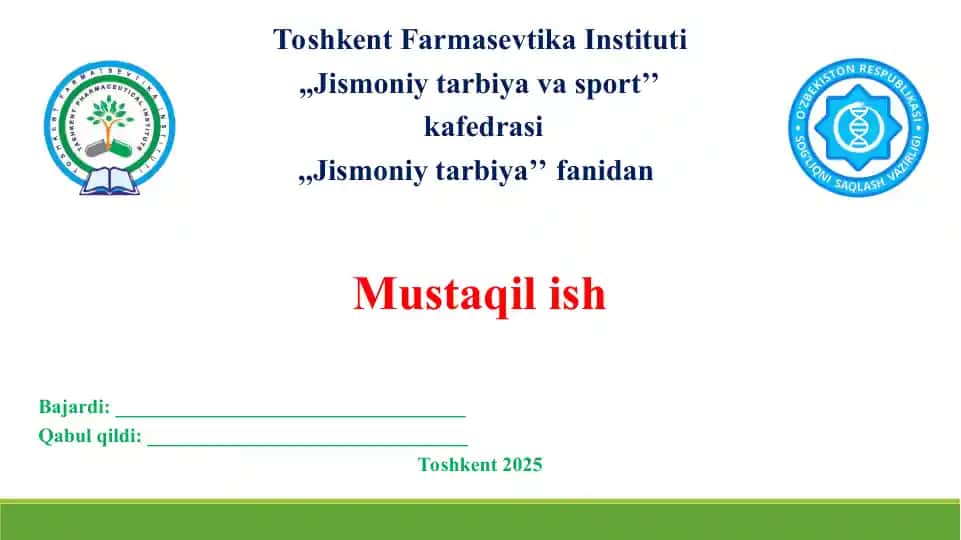 8. O'zbekistonda shaxmat sport turining rivojlantirish tarixi va taniqli sportchilar. Taqdimot, 11 bet.