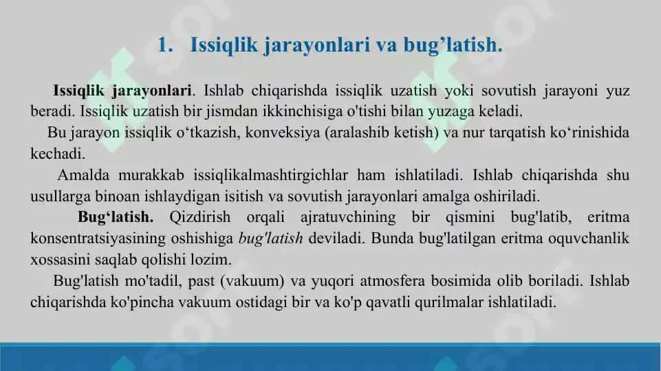10. Zamonaviy bug'latkichlar va ularning texnik xarakteristikalari. Taqdimot 11 bet. 3