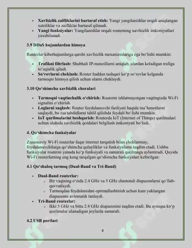 Wi-Fi routerlarning ishlash prinsipi, uni sozlash, FTTx va GPON modemlarining farqlari 8