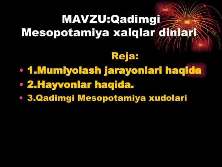 Qadimgi Mesopotamiya xalqlar dinlari