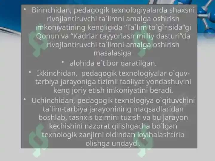 Elektrolitik dissotsialanish nazariyasi” bo’yicha  kompyuter darsini yaratish 5