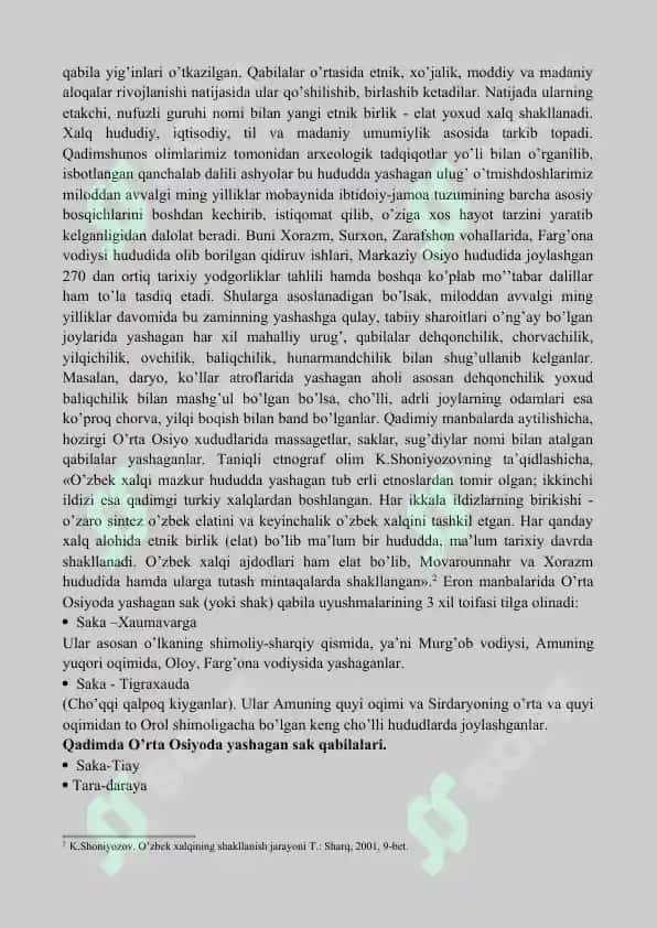 Turkiy xalqlarning kelib chiqishi, tarqalishi va hozirgi zamon 2