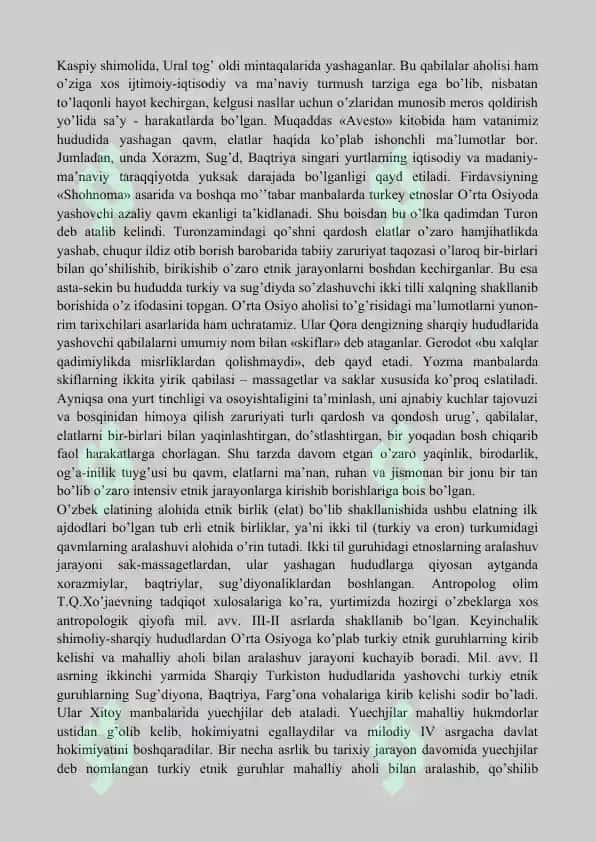 Turkiy xalqlarning kelib chiqishi, tarqalishi va hozirgi zamon 3