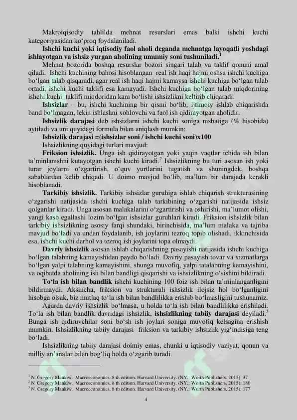 Iqtisodiy tebranishlar va ishsizlik 4