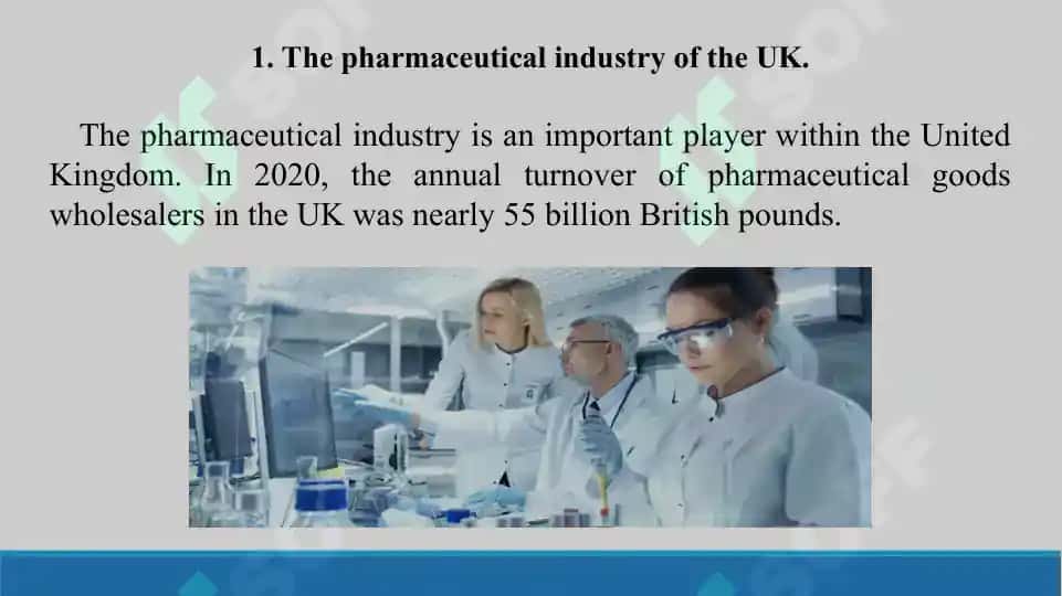 11.1. The pharmaceutical industry of the UK. Taqdimot 12 bet 3