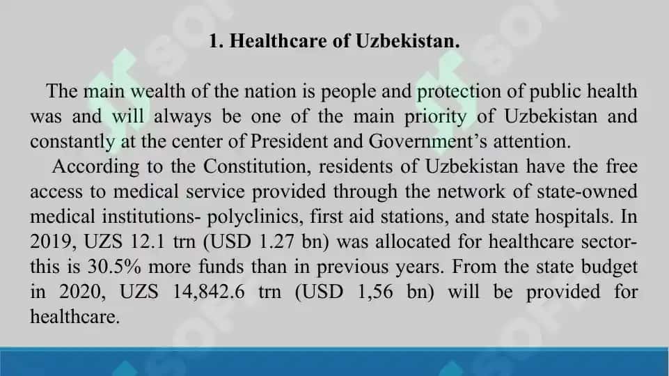 14.1. Public Health Service in Uzbekistan. Taqdimot 12 bet 3