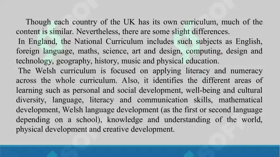 3.2. The educational system of the UK . Taqdimot17 bet 7