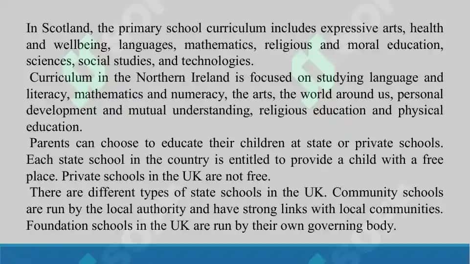 3.2. The educational system of the UK . Taqdimot17 bet 8