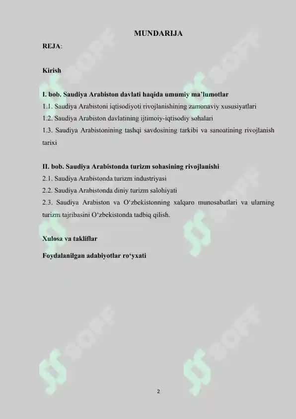 Saudiya Arabistoni turizmi 2