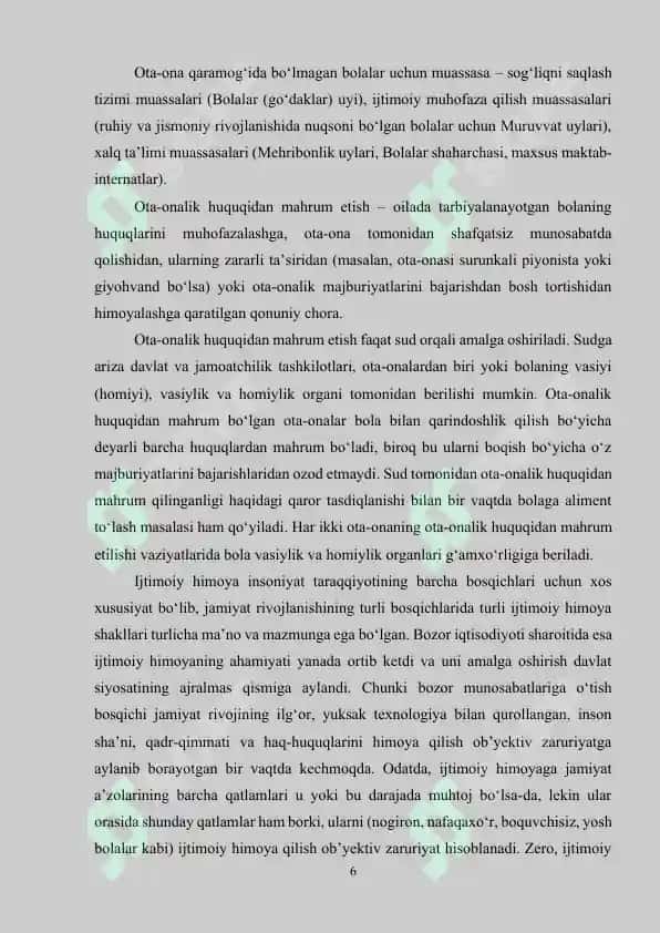 "Muruvvat" nogiron bolalar uchun internat uylari faoliyat yuritish tartibi 6