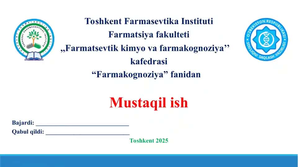 Tarkibida vitaminlar bo‘lgan dorivor o‘simliklar va mahsulotlar. Taqdimot 21 bet