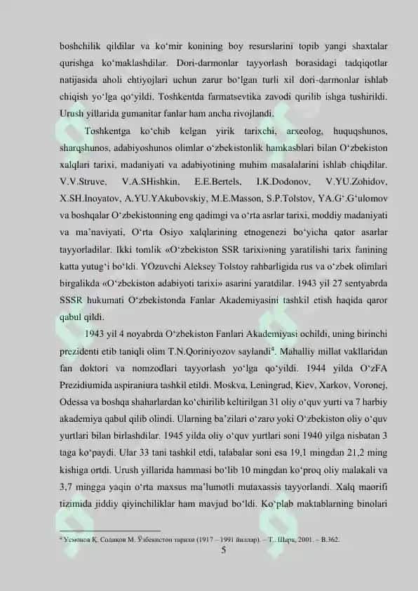 Sovet davrida xalq ta’limi tizimi rivojlanishi 5