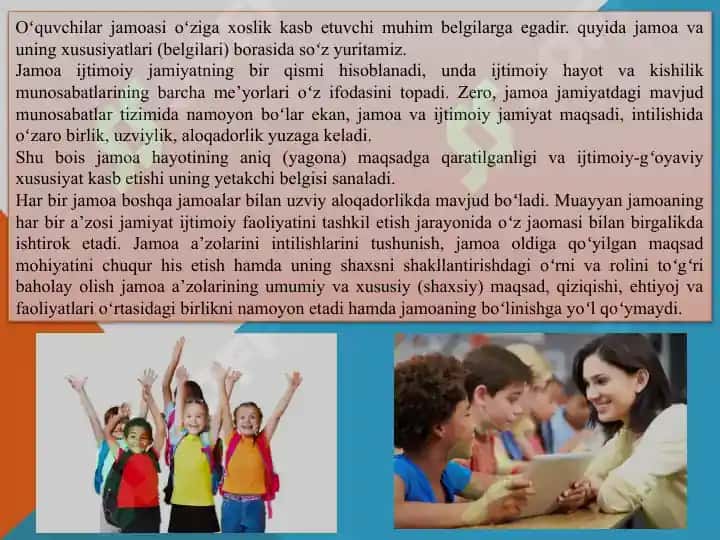 Jamoani shakllantirishning istiqbolli rejalari 3
