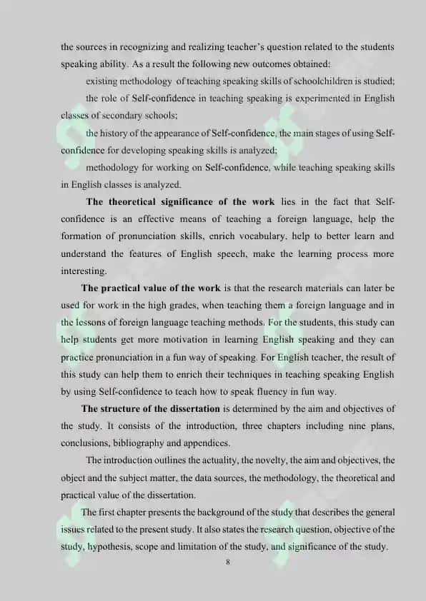 Ways of improving self-confidence in developing students speaking skills 8
