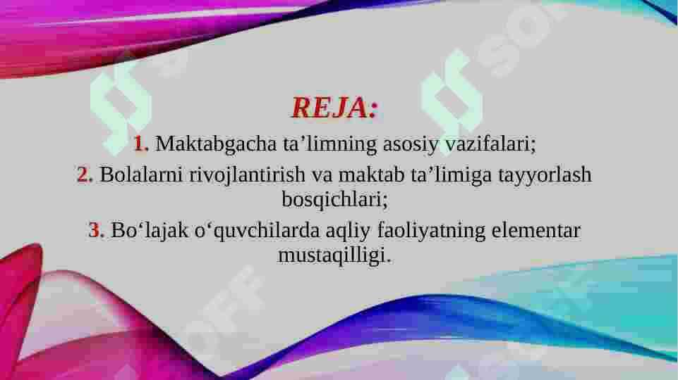 Maktab ta`limiga tayyorlash 3