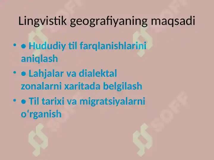 Lingvistik Geografiya Prezentatsiya 3