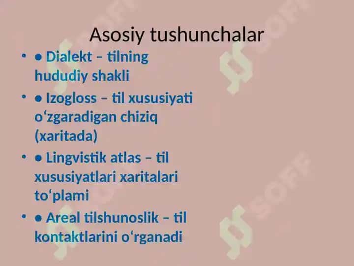 Lingvistik Geografiya Prezentatsiya 4