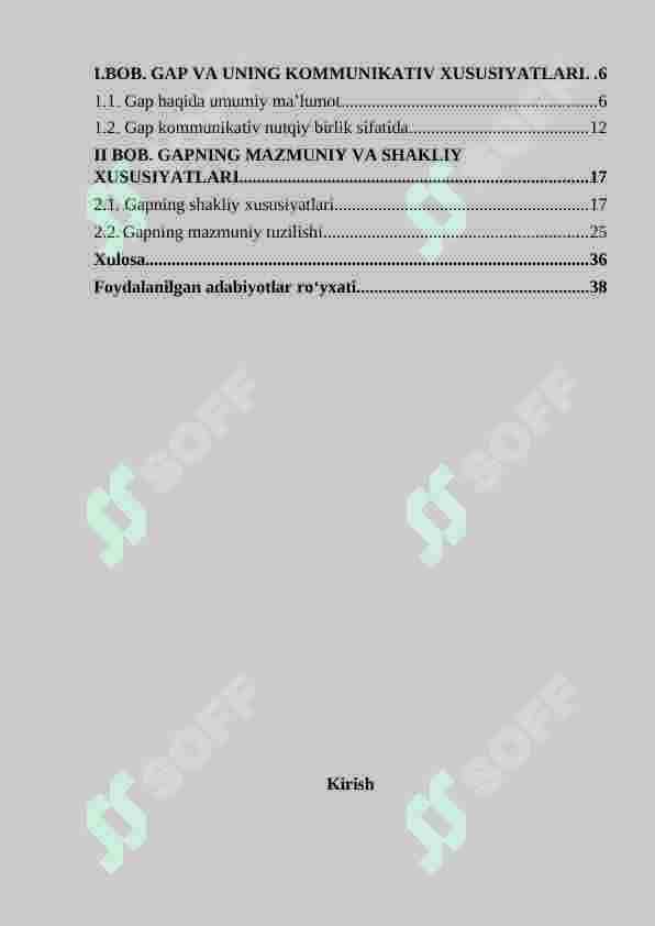 Gapning shakliy va mazmuniy xususiyatlari 2
